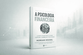 Capa do livro A Psicologia Financeira de Morgan Housel em banner horizontal para home